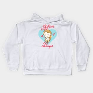 Mom of boys Kids Hoodie